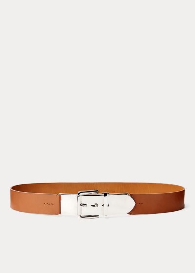 Women's Ralph Lauren Leather Letter-Opener Belt | 195072LBC